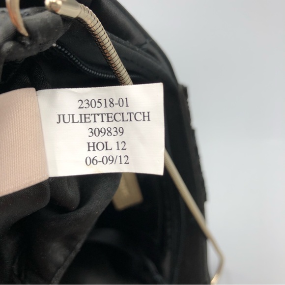 Banana Republic Juliette Black Satin Clutch - Picture 11 of 14